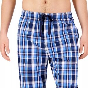 Club Room Blue Plaid Pajama Pants